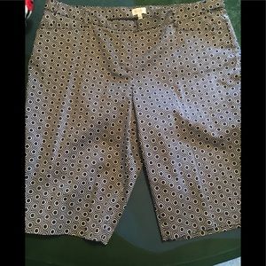 Laundry by Shelly Segal Bermuda Shorts 14 nwot